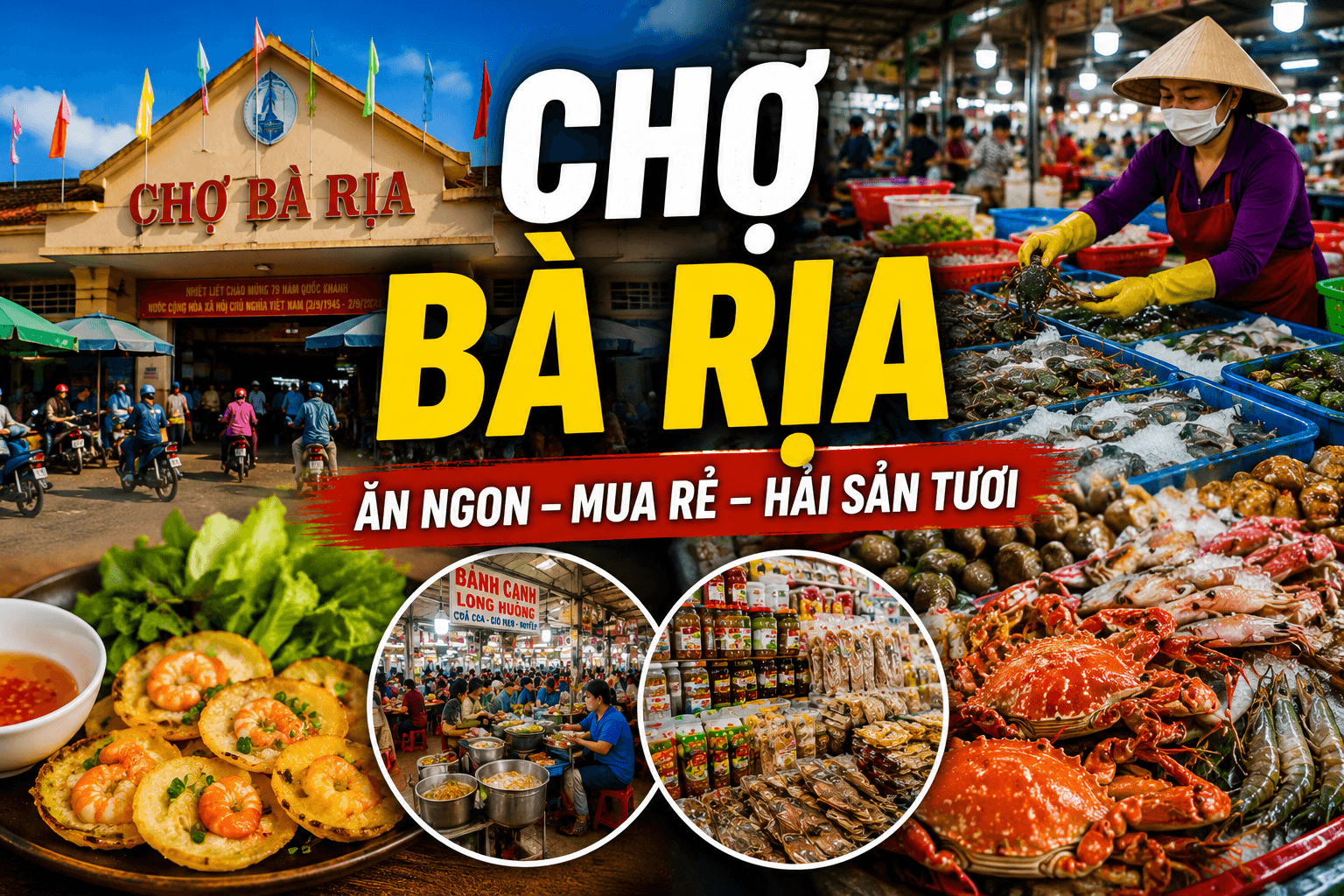 Chợ Bà Rịa Có Gì? Kinh Nghiệm Mua Sắm, Ăn Uống Và Khám Phá Địa Phương