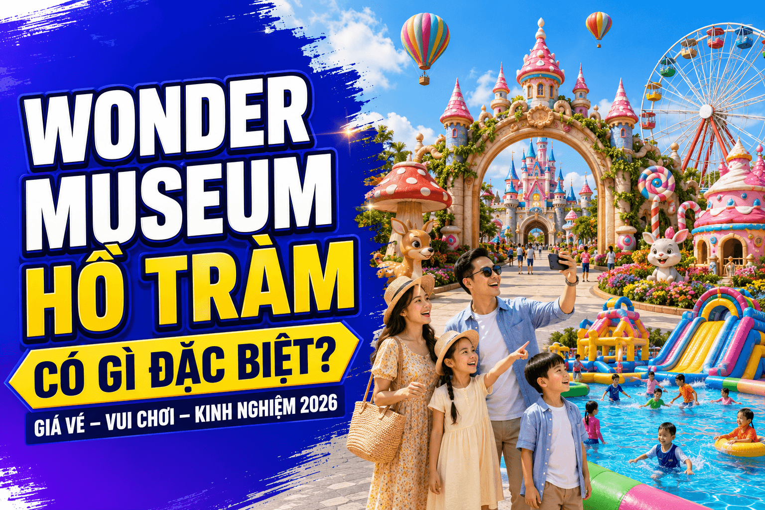 Wonder Museum Hồ Tràm Có Gì? Giá Vé, Kinh Nghiệm Vui Chơi