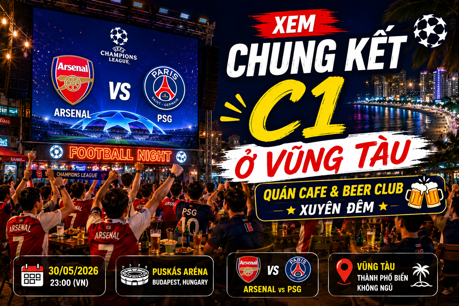 Xem Chung Kết C1 Ở Vũng Tàu: Địa Điểm Xem Bóng Đá Cực Cháy