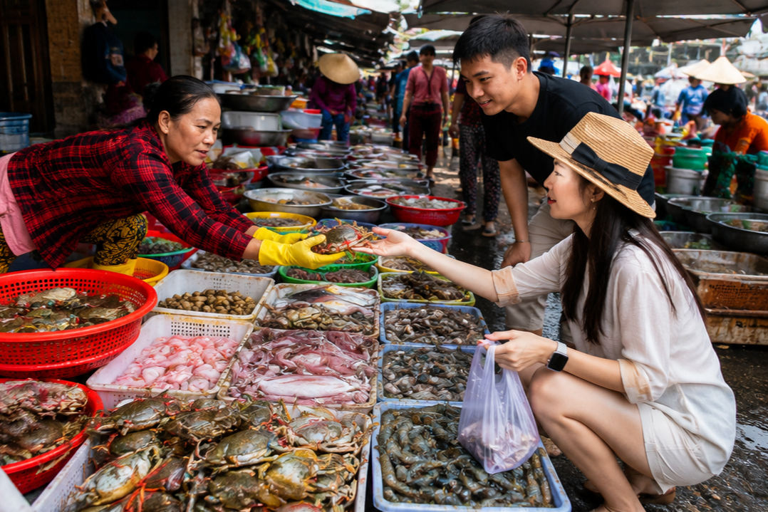 Món Ngon Không Nên Bỏ Lỡ Khi Đến Chợ Bình Châu