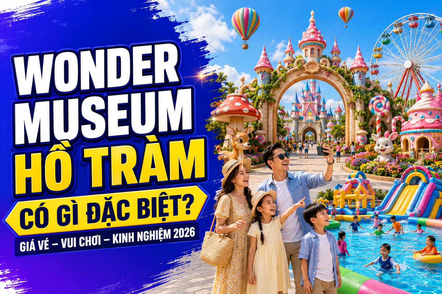 Wonder Museum Hồ Tràm Wonder Museum Hồ Tràm Có Gì? Giá Vé, Kinh Nghiệm Vui Chơi