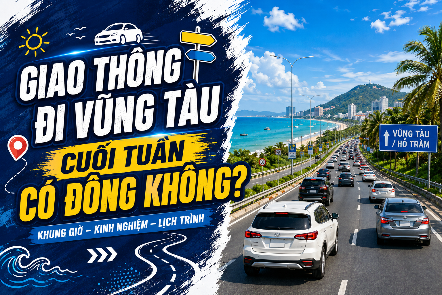 Giao Thông Đi Vũng Tàu Cuối Tuần Có Đông Không?